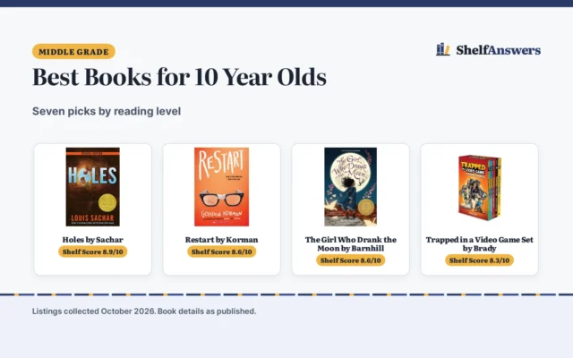 Best Books for 10 Year Olds (2026): 7 Picks by Reading Level