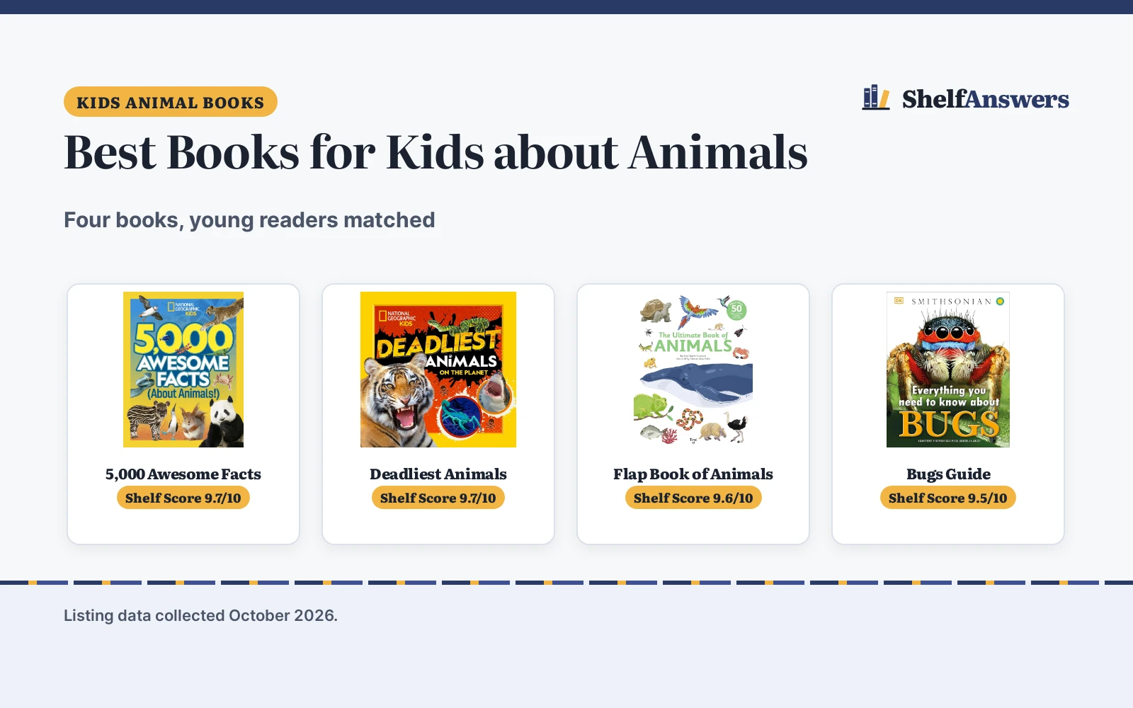 Best Books for Kids about Animals (2026)