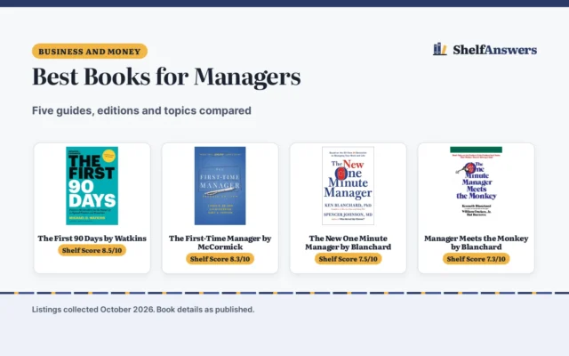 Best Books for Managers (2026): 5 Essential Guides Compared