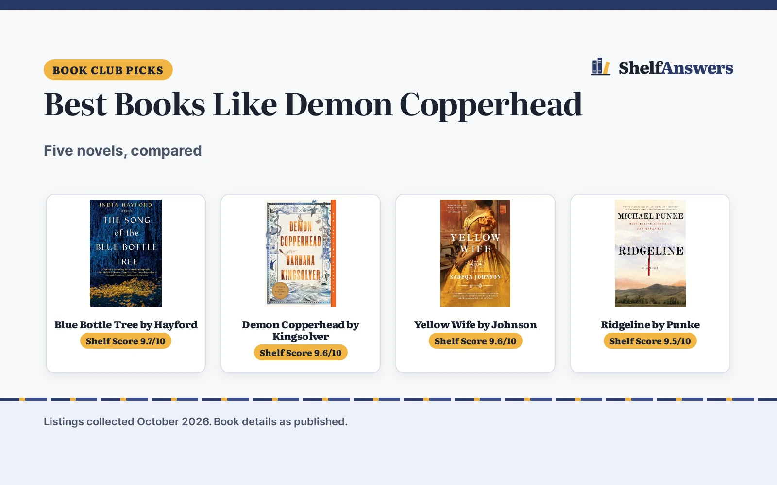 Best Books Like Demon Copperhead (2026): 5 Picks