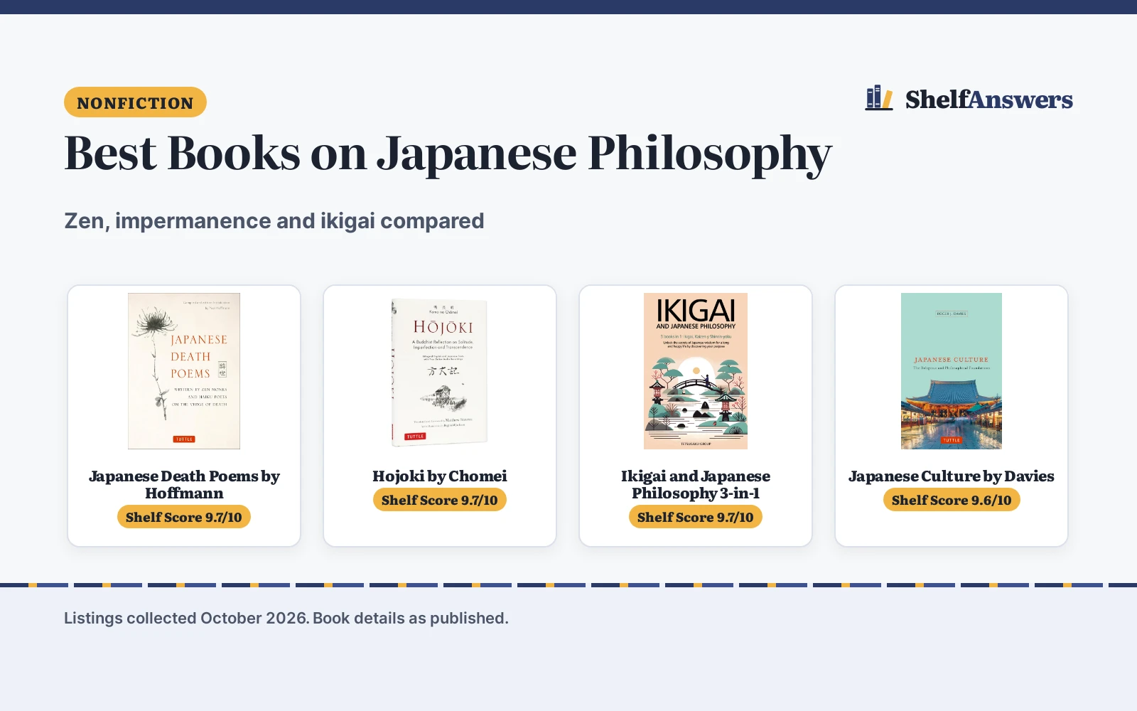 Best Books on Japanese Philosophy (2026): 5 Picks Compared
