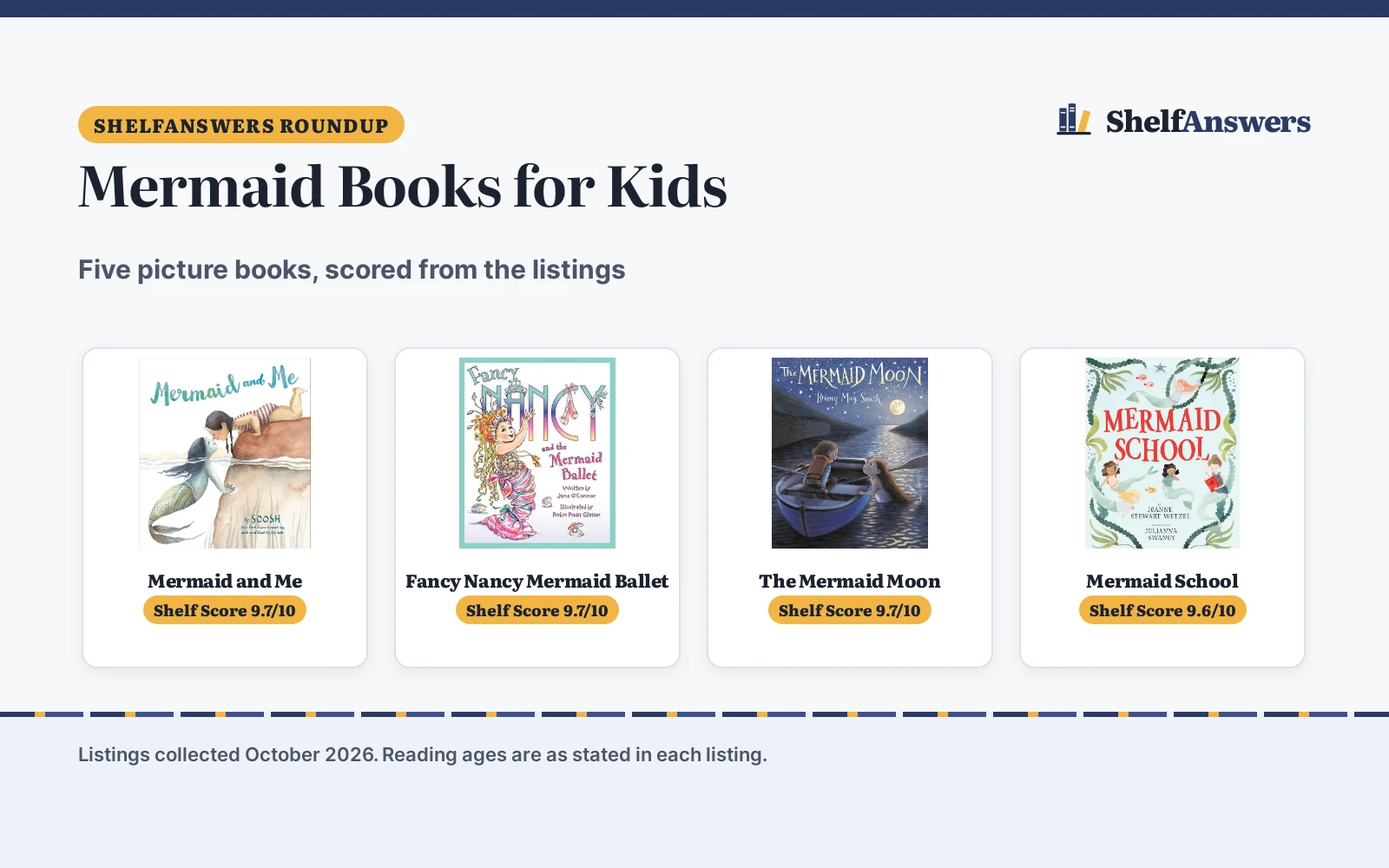 Best Children’s Books About Mermaids (2026): 5 Picks Compared