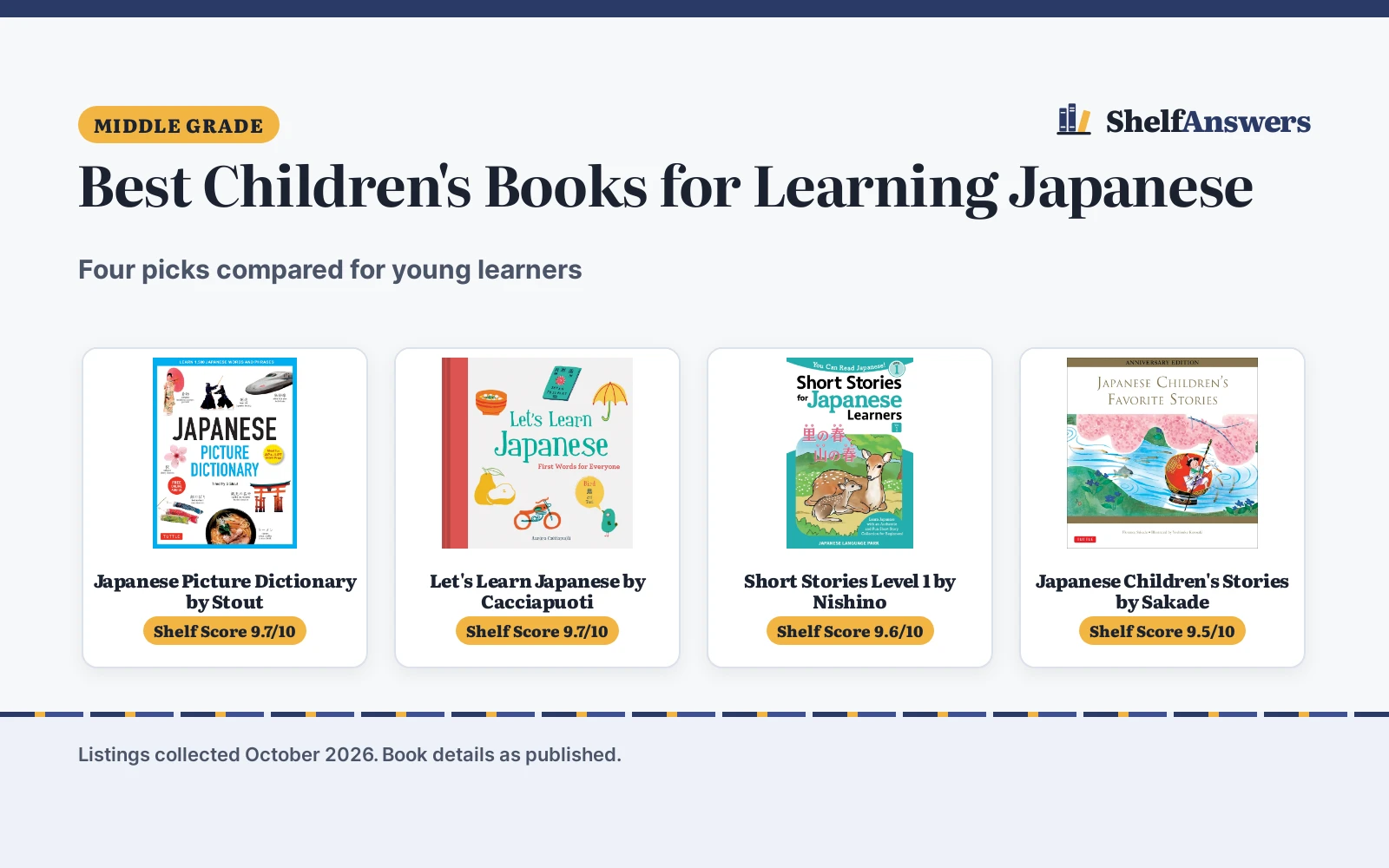 Best Children’s Books for Learning Japanese (2026): 4 Top Picks