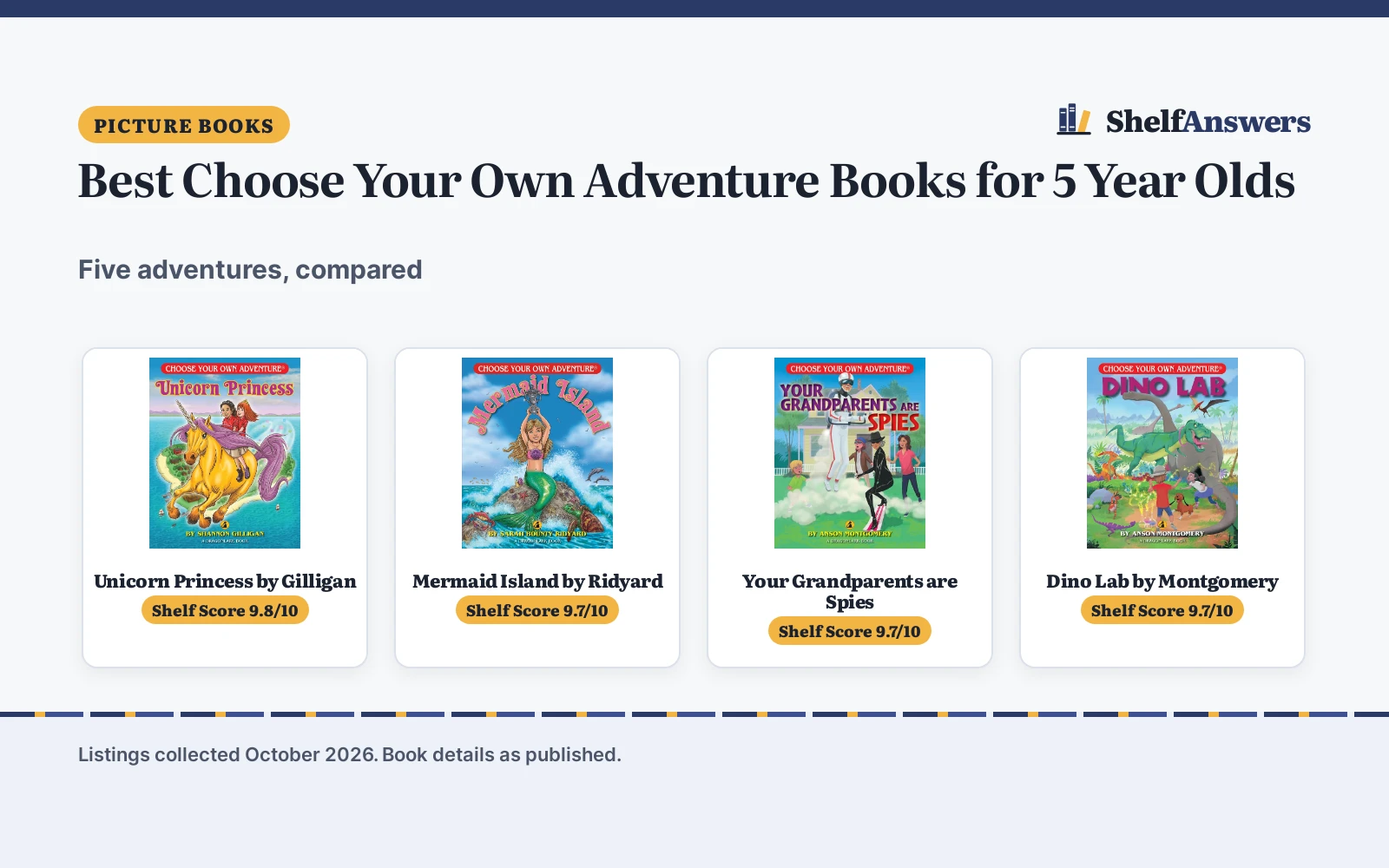 Best Choose Your Own Adventure Books for 5 Year Olds
