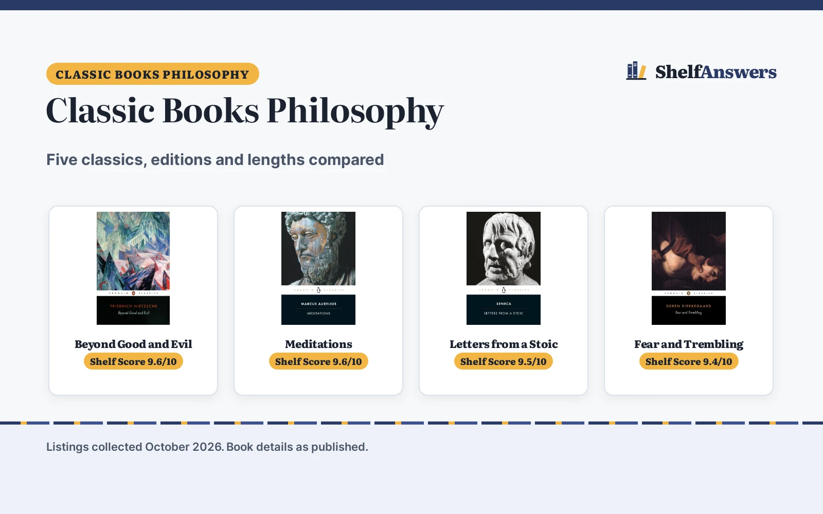 The best classic books philosophy (2026)