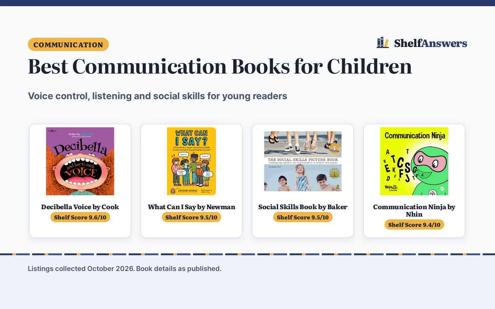 Best Communication Books for Children (2026): 5 Picks Compared