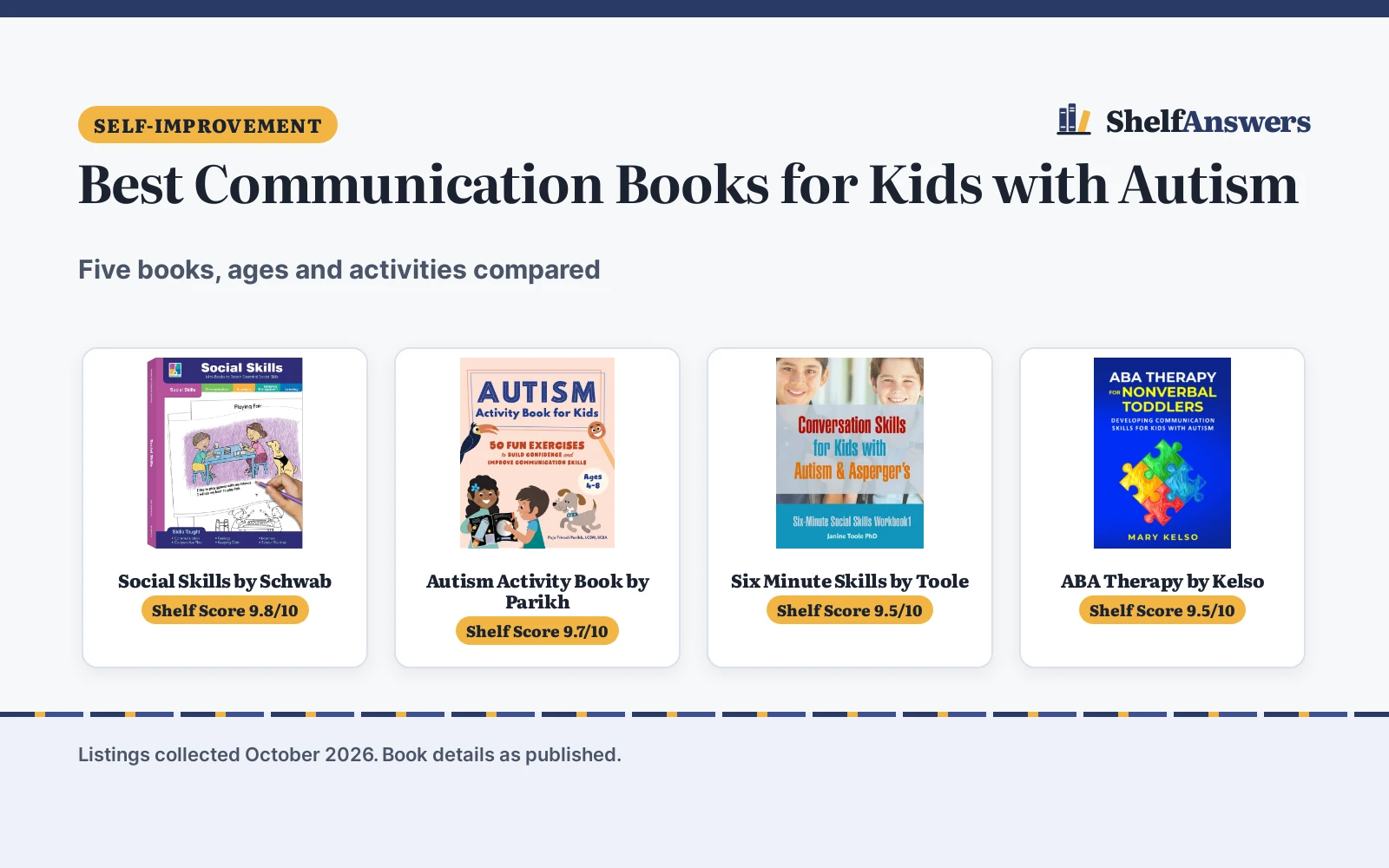 Best Communication Books for Kids with Autism (2026): 5 Picks Compared