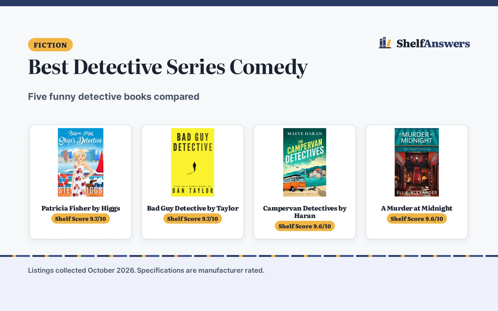 Best Detective Series Comedy (2026): 5 Picks Compared