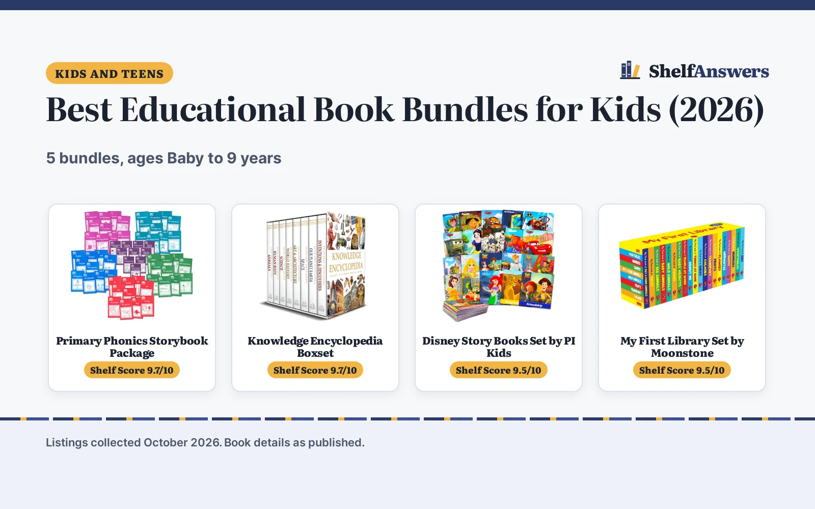 Best Educational Book Bundles for Kids (2026): 5 Compared