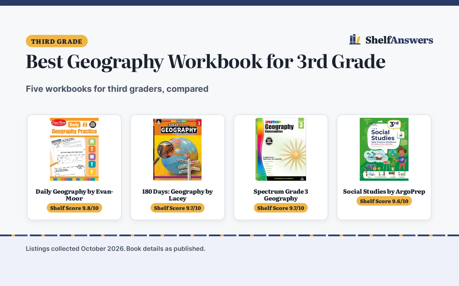 Best Geography Workbook for 3rd Grade: 5 Compared