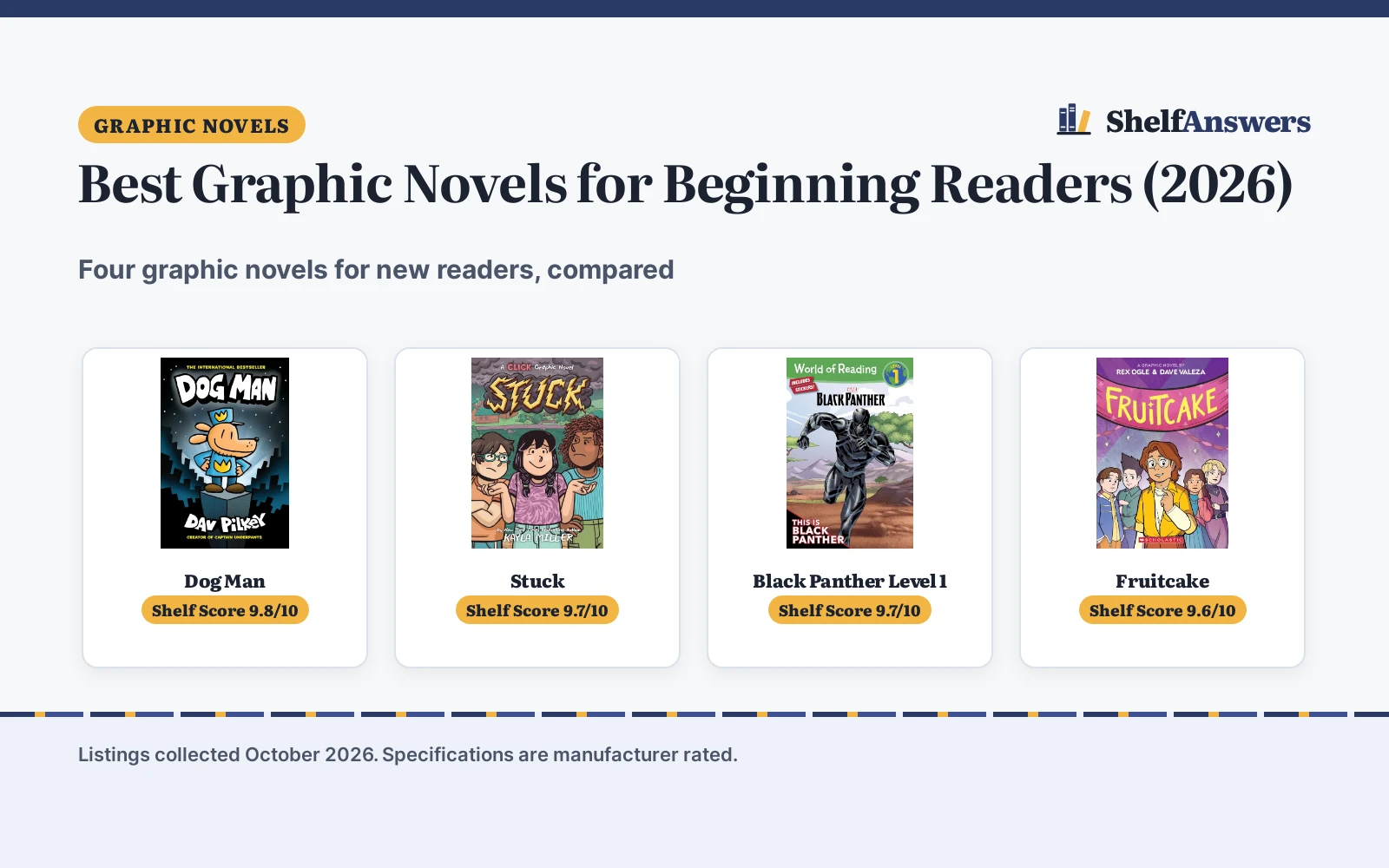 Best Graphic Novels for Beginning Readers (2026)