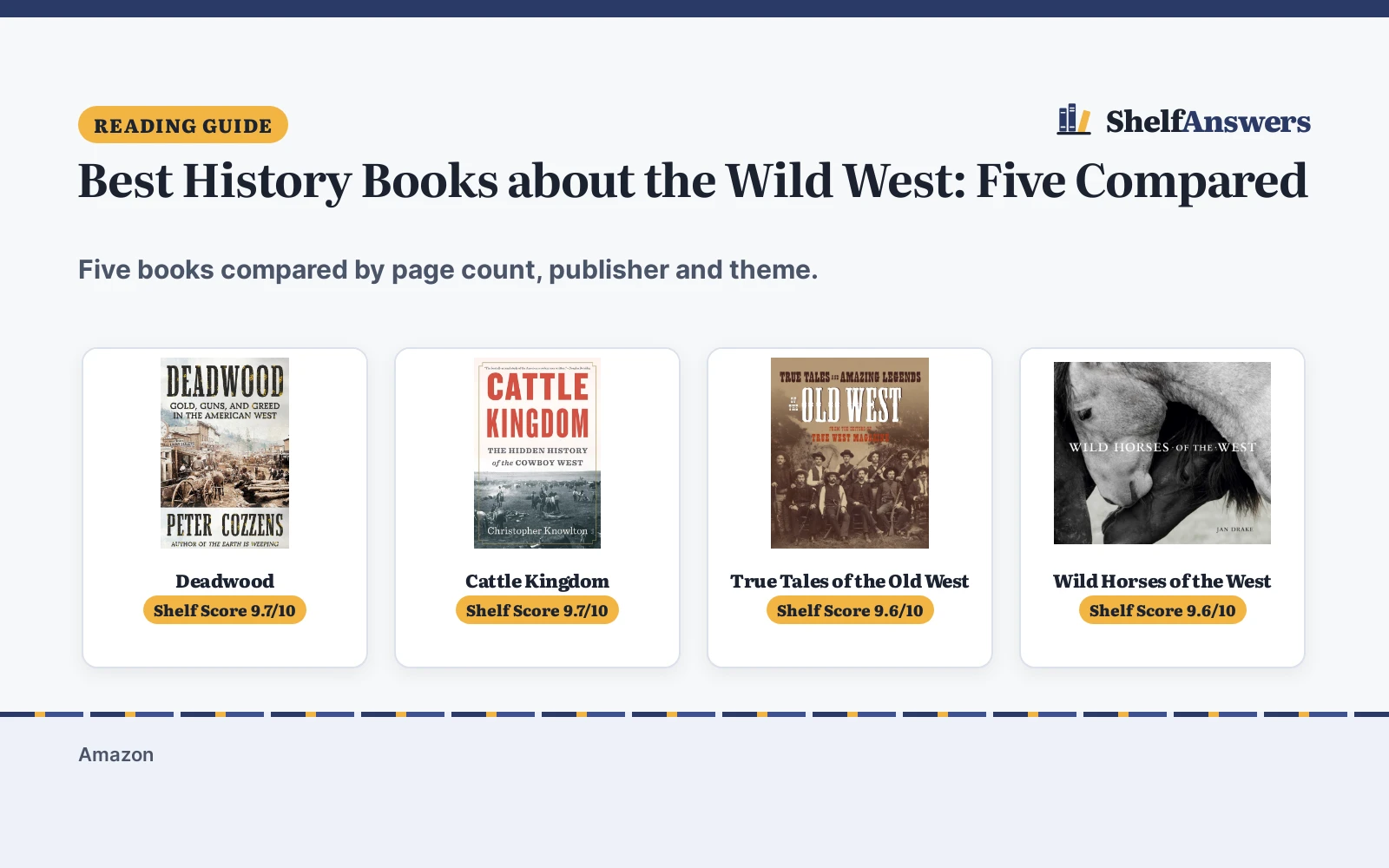 Best History Books about the Wild West: Five Compared