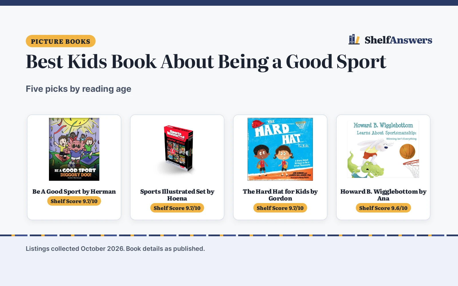 Best Kids Book About Being a Good Sport (2026)