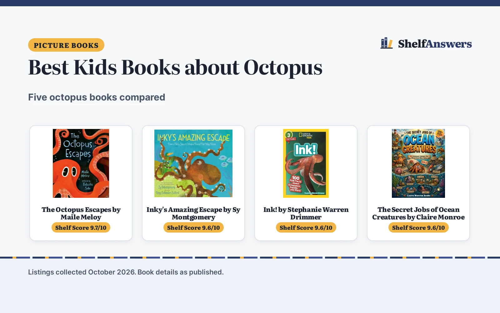 Best Kids Books about Octopus (2026)