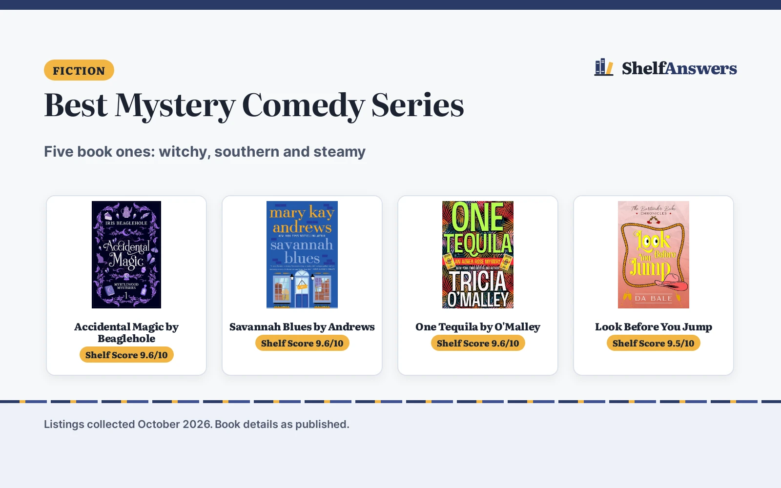Best Mystery Comedy Series: 5 Compared