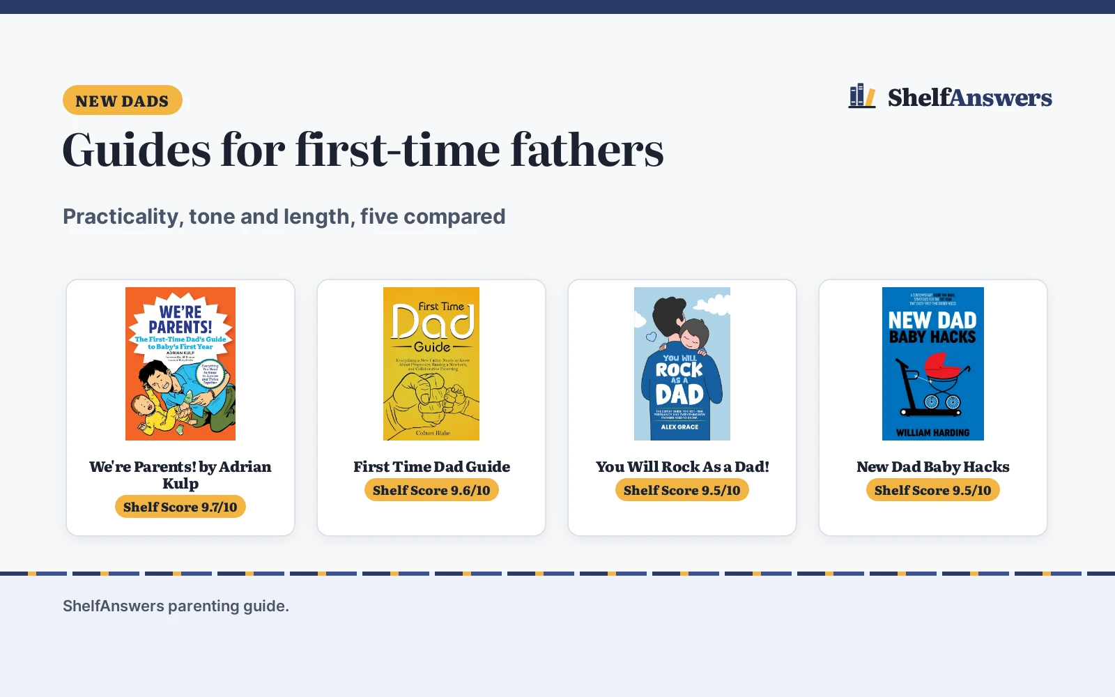 Best Parenting Books for First Time Dads: 5 Compared
