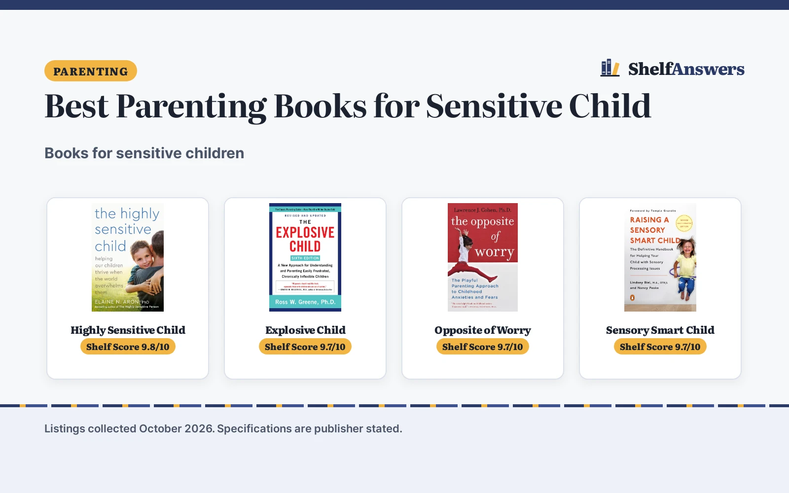 Best Parenting Books for Sensitive Child (2026): 5 Books