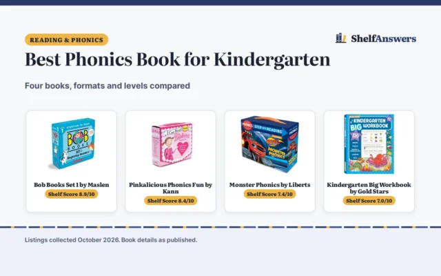 Best Phonics Book for Kindergarten (2026): 4 Picks Compared