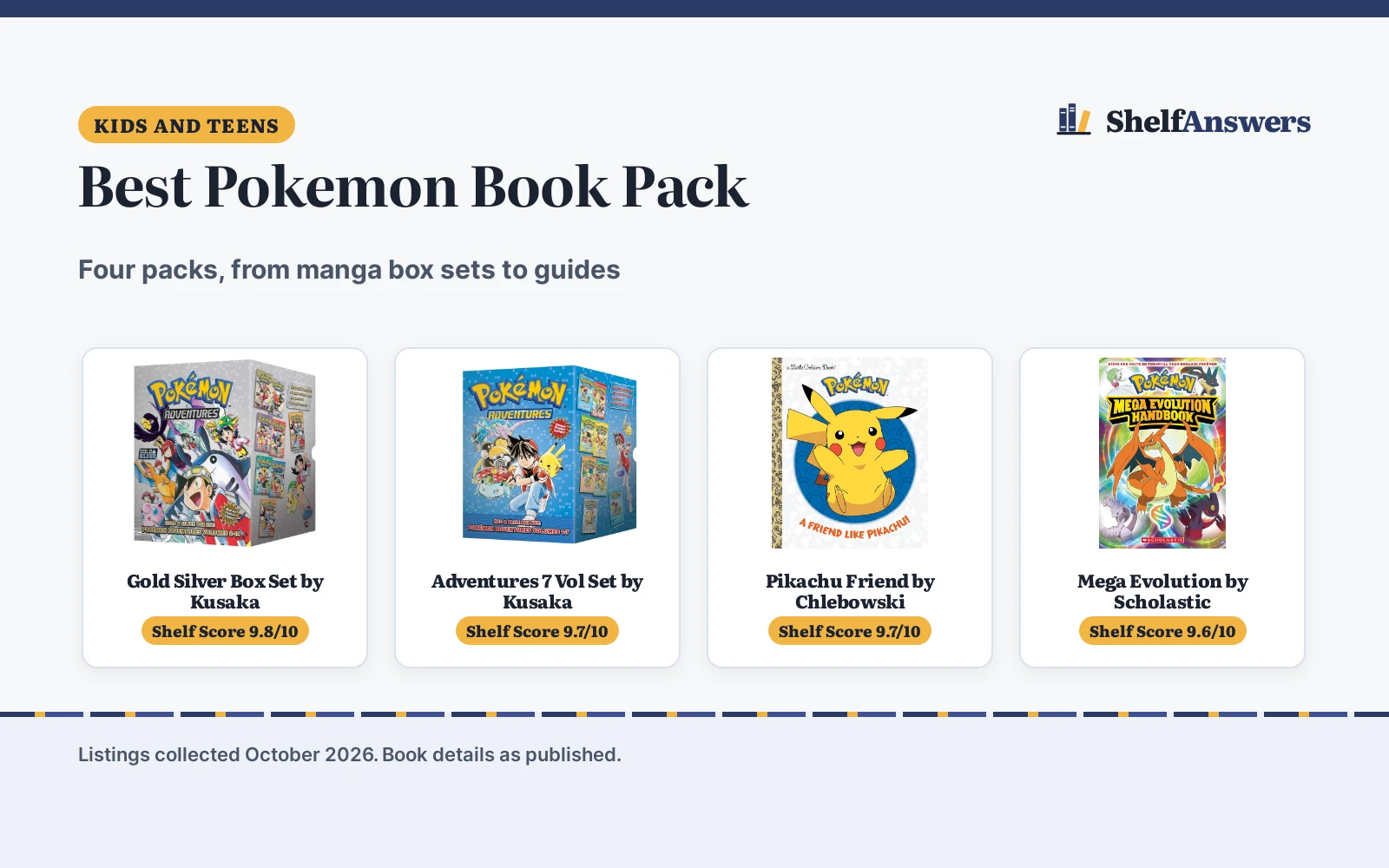 Best Pokemon Book Pack (2026): 4 Packs Compared