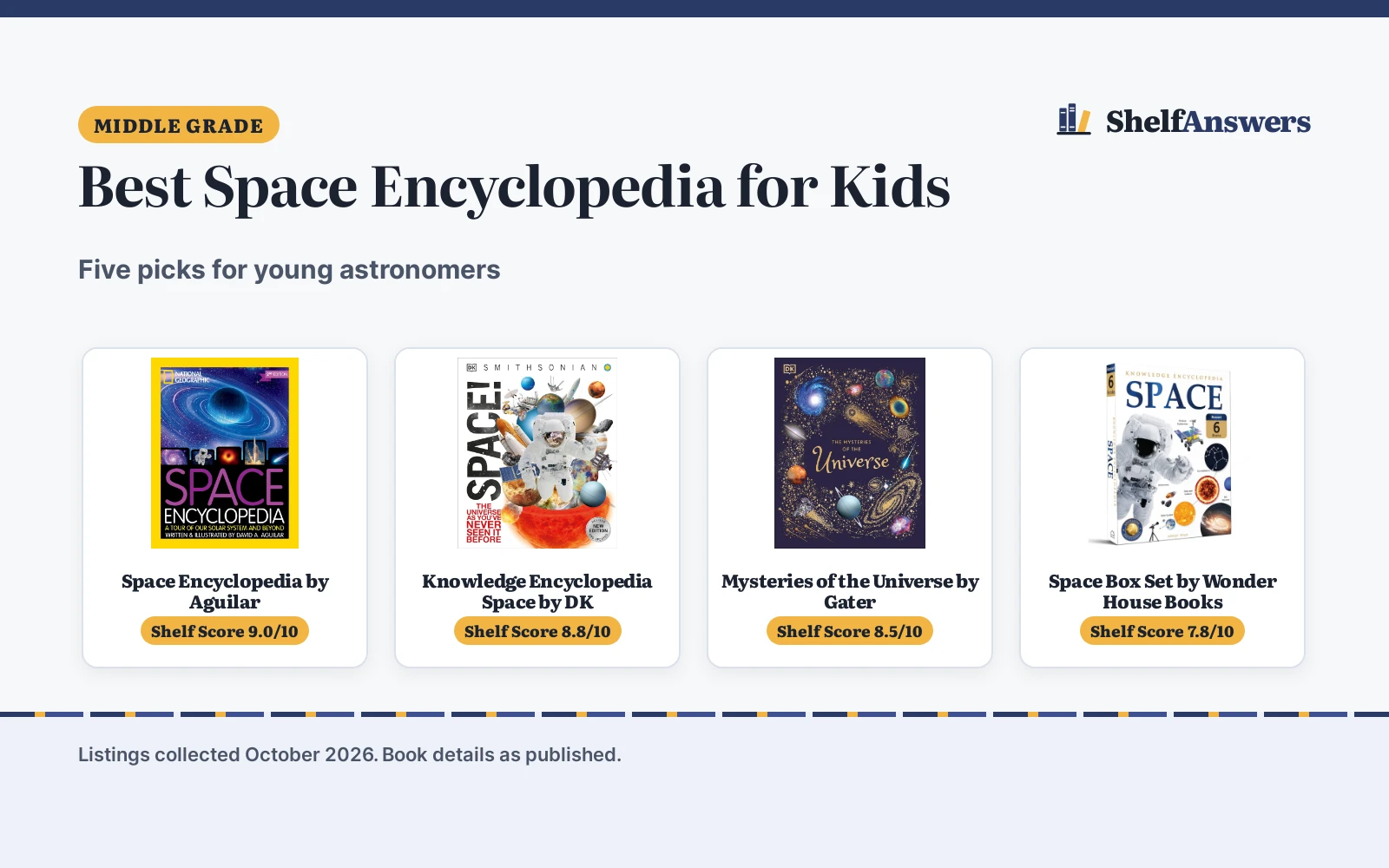 Best Space Encyclopedia for Kids (2026): 5 Picks Compared