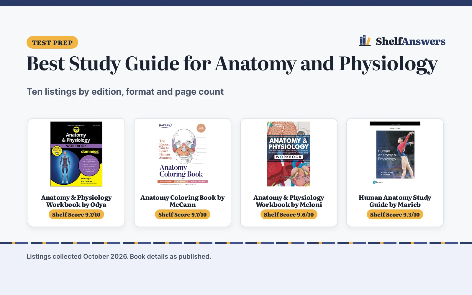 Best Study Guide for Anatomy and Physiology (2026)