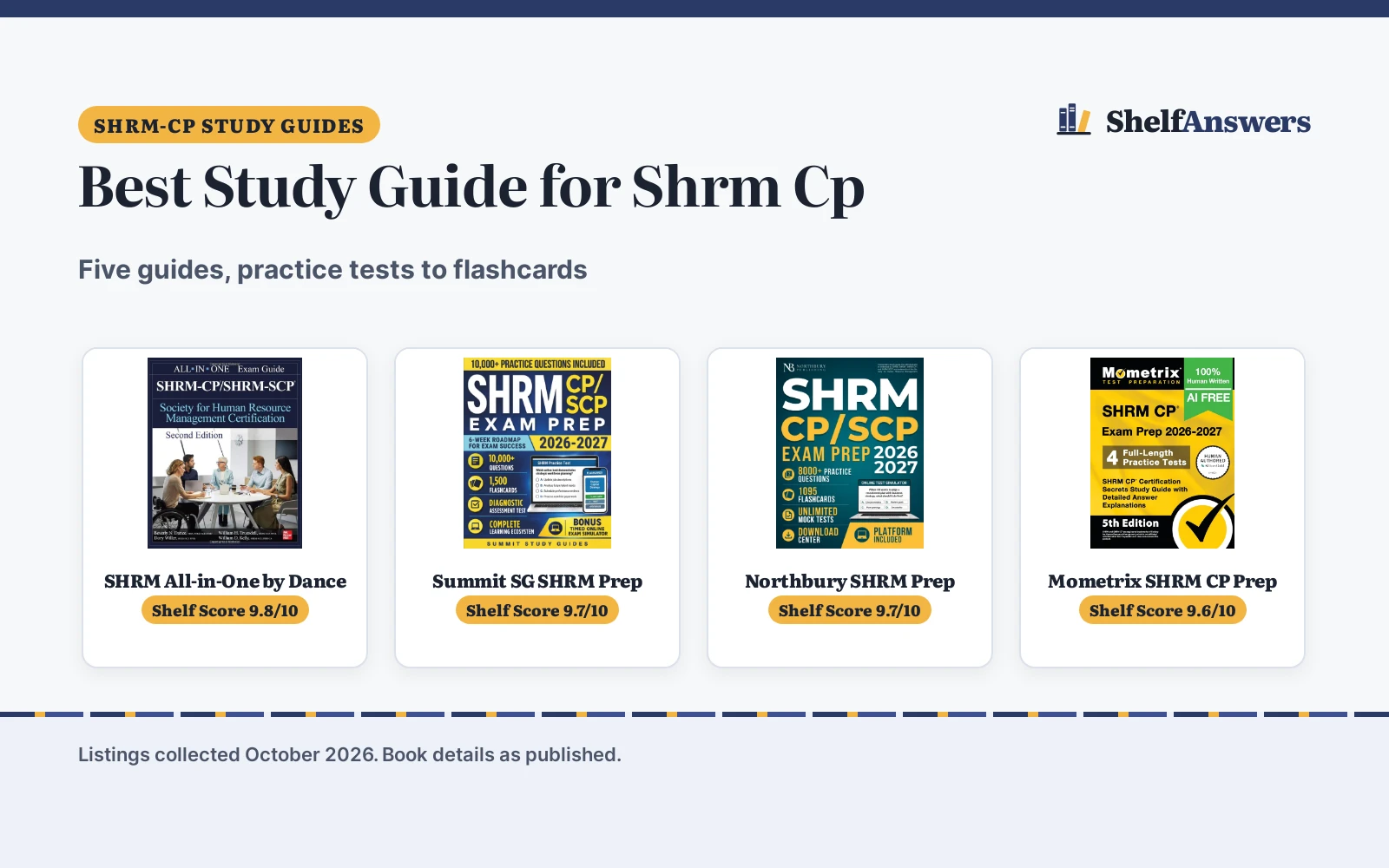 Best Study Guide for Shrm Cp (2026): Top 5 Picks