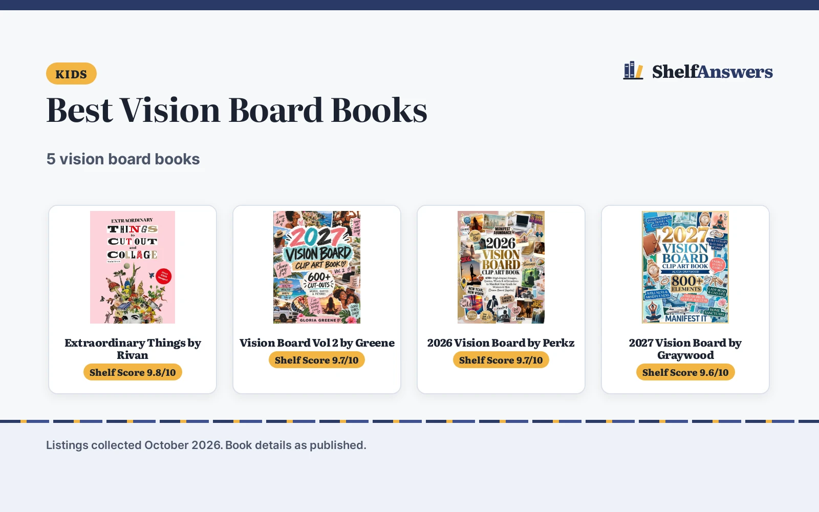 Best Vision Board Books (2026): 5 Compared