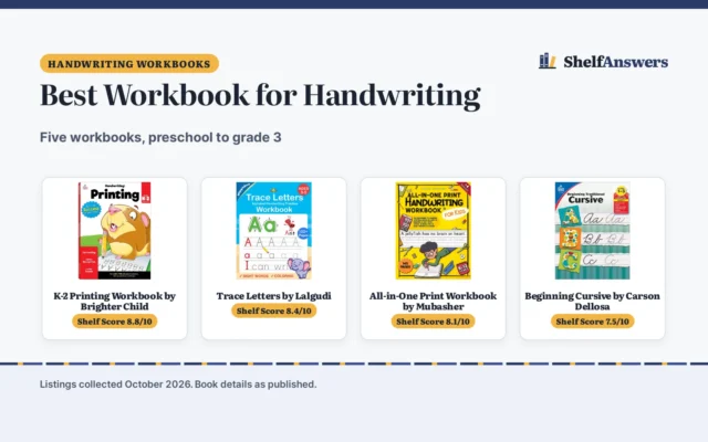 Best Workbook for Handwriting (2026): 5 Workbooks Compared