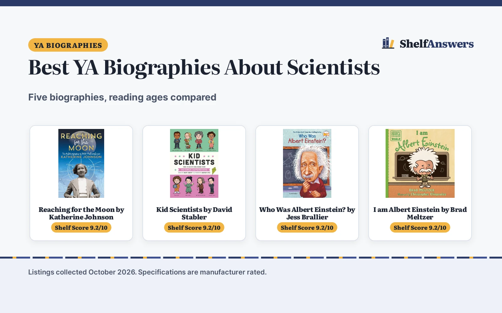 Best Ya Biographies About Scientists (2026)